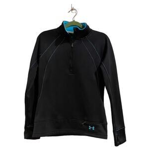 Under Armour Black Quarter Zip Pullover Sz M